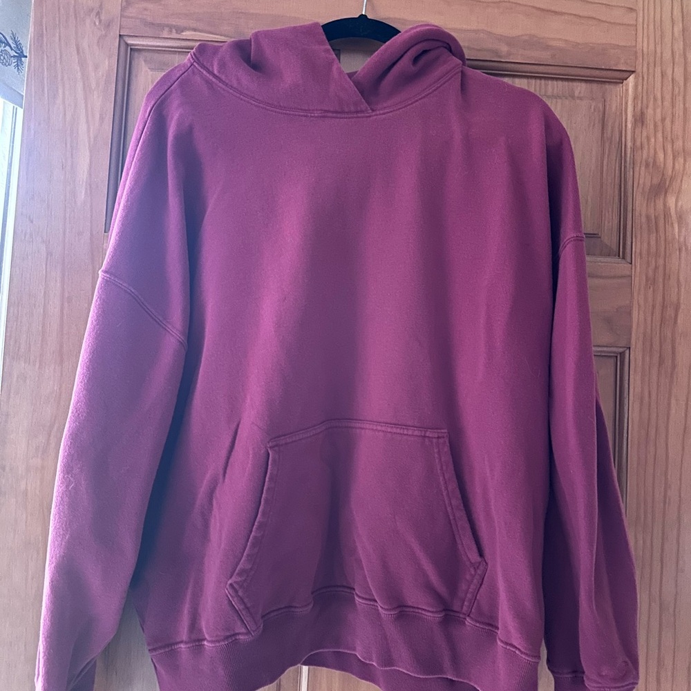 Maroon Hollister Oversized Hoodie